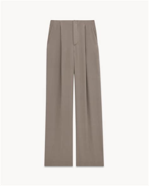 ysl cargo pants|Pants in silk crepe .